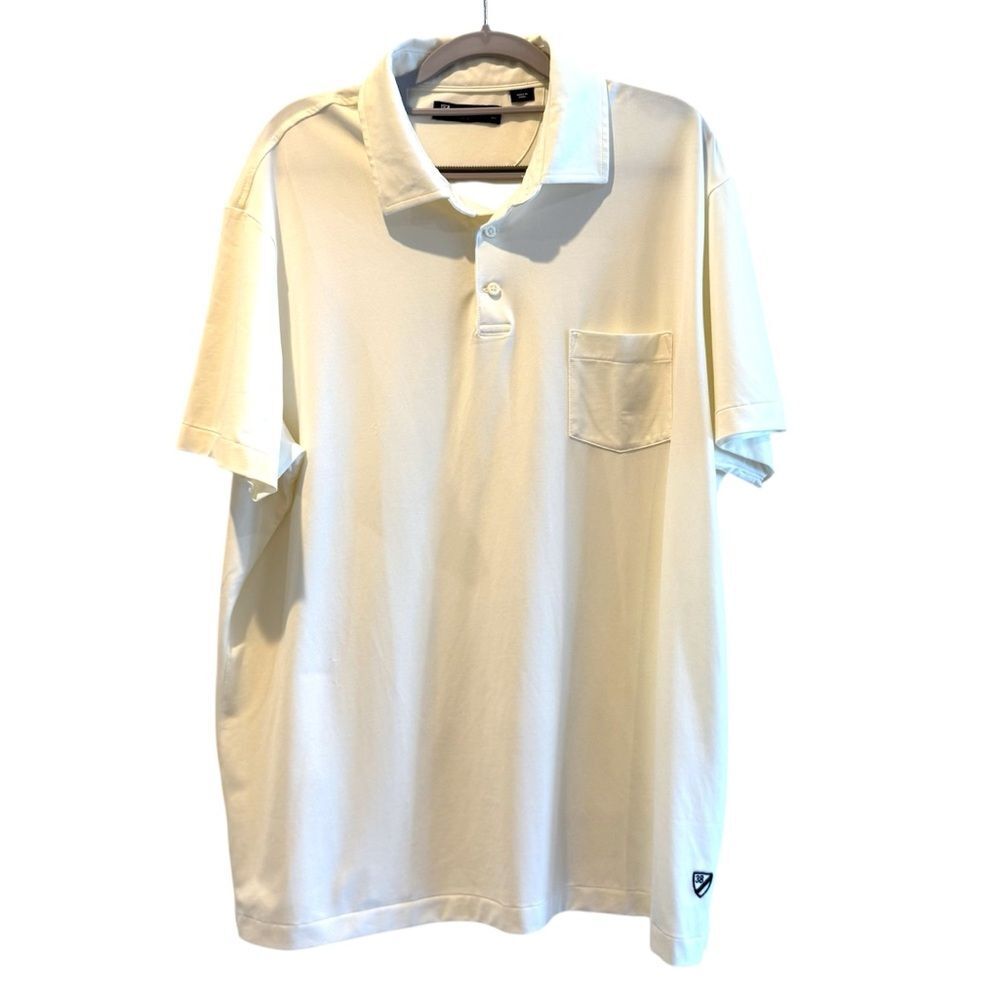 Daniel Cremieux Classics Short Sleeve Polo Pale Yellow Size XL